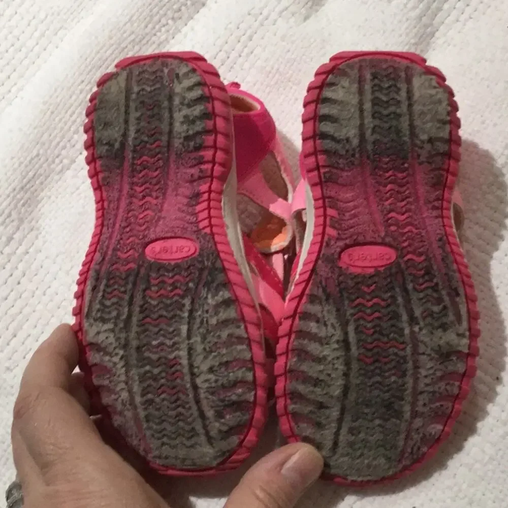 Carters water play shoe in pink worn once 7